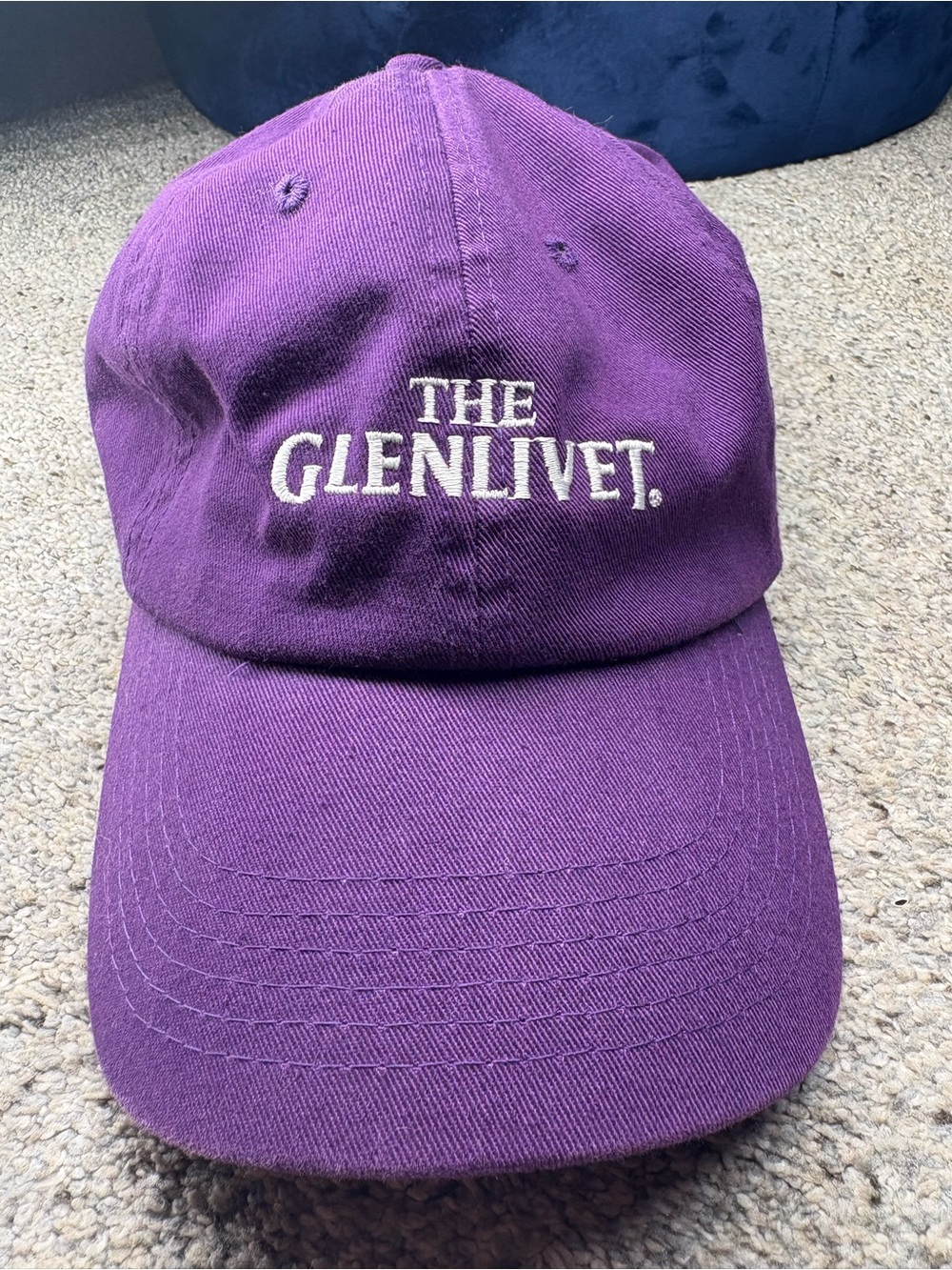 The Glenlivet Scotch Whiskey Purple Adjustable Baseball Cap